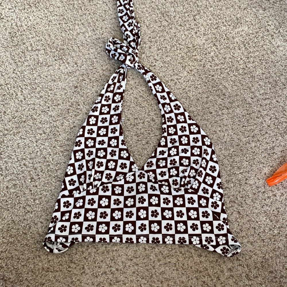 70s Halter crop top